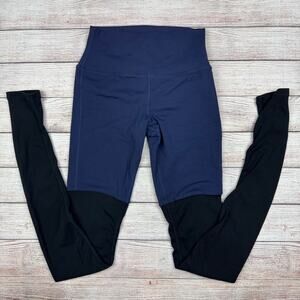 Alo Blue Black Goddess Leggings